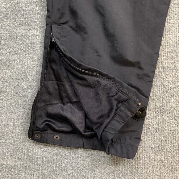 Vintage Early Winters Pants Womens S Small Black Lined Ankle Zip Windbreaker - Picture 4 of 15